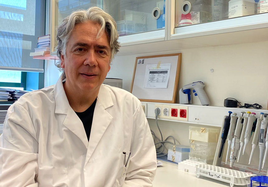 Francisco Dasí, professor of the Department of Physiology (UV) and coordinator of the Research Group on Rare Respiratory Diseases (ERR) of INCLIVA.
