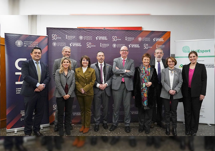 Representants de les 8 universitats i la Fundació Trinidad Alfonso