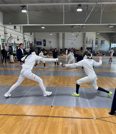 Equipo de esgrima de la UV