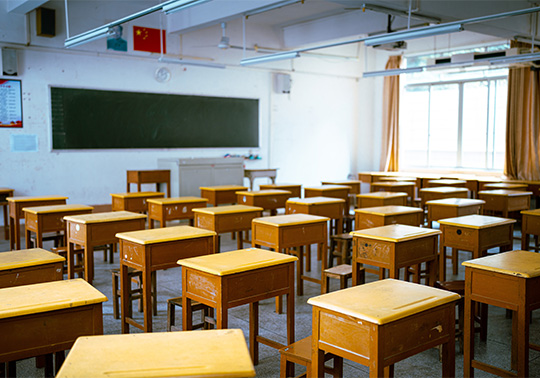 Aula de examen chino