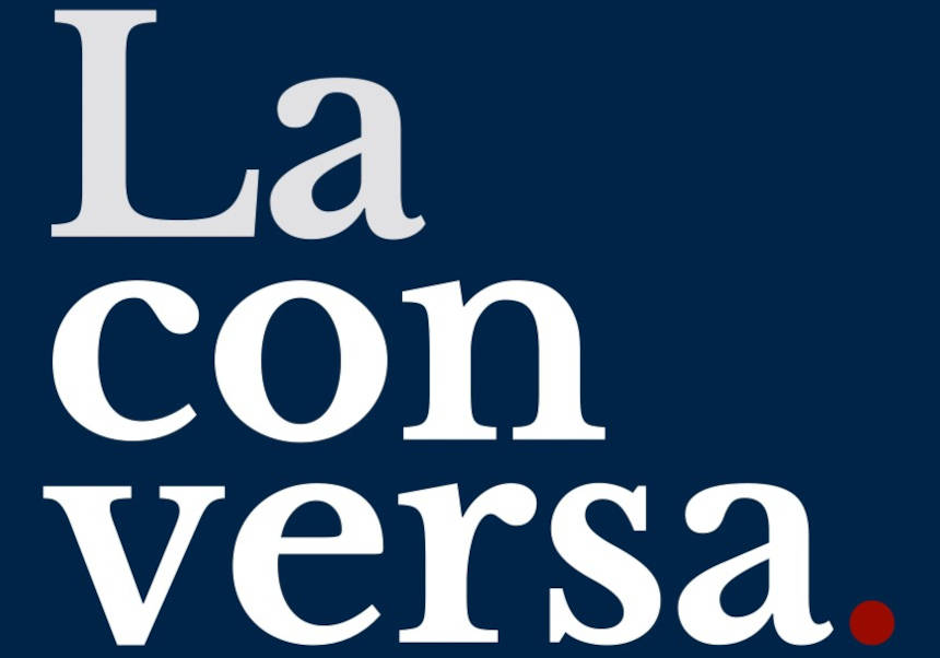 Nou logo de <i>La Conversa</i>. IMATGE: <i>THE CONVERSATION</i>.