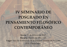 Cartel del seminario