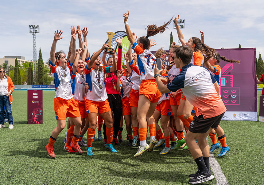 Equipo femenino de fútbol