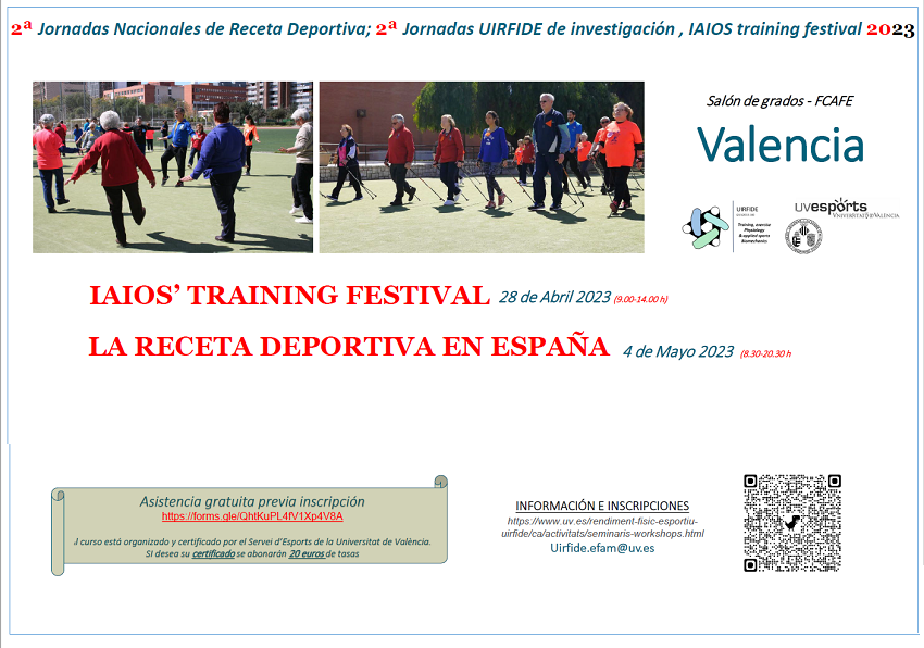 Imagen del evento:Información IAIOS TRAINING FESTIVAL