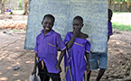 Alumnos escuela en Sudán