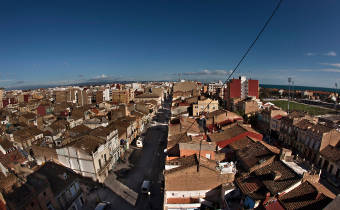 Imatge panoràmica del Cabanyal.