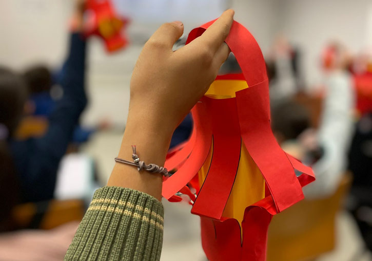 Picture of the Lantern Festival workshop.