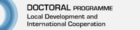 This opens a new window Link to Doctoral in Local Development and International Cooperation