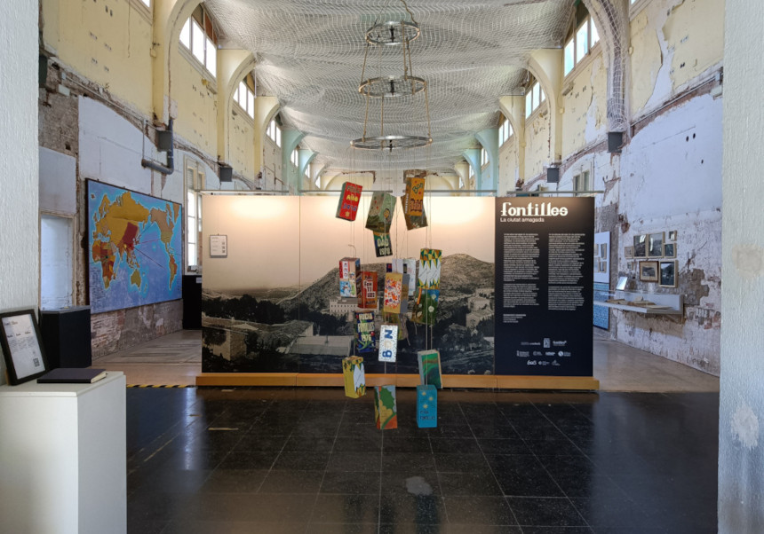 Exposición 'Fontilles. La ciudad escondida' en el Recinte Modernista de Sant Pau de Barcelona.