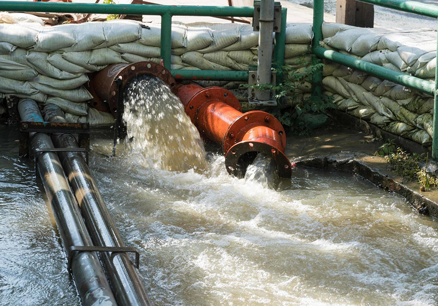 Canalización de aguas residuales