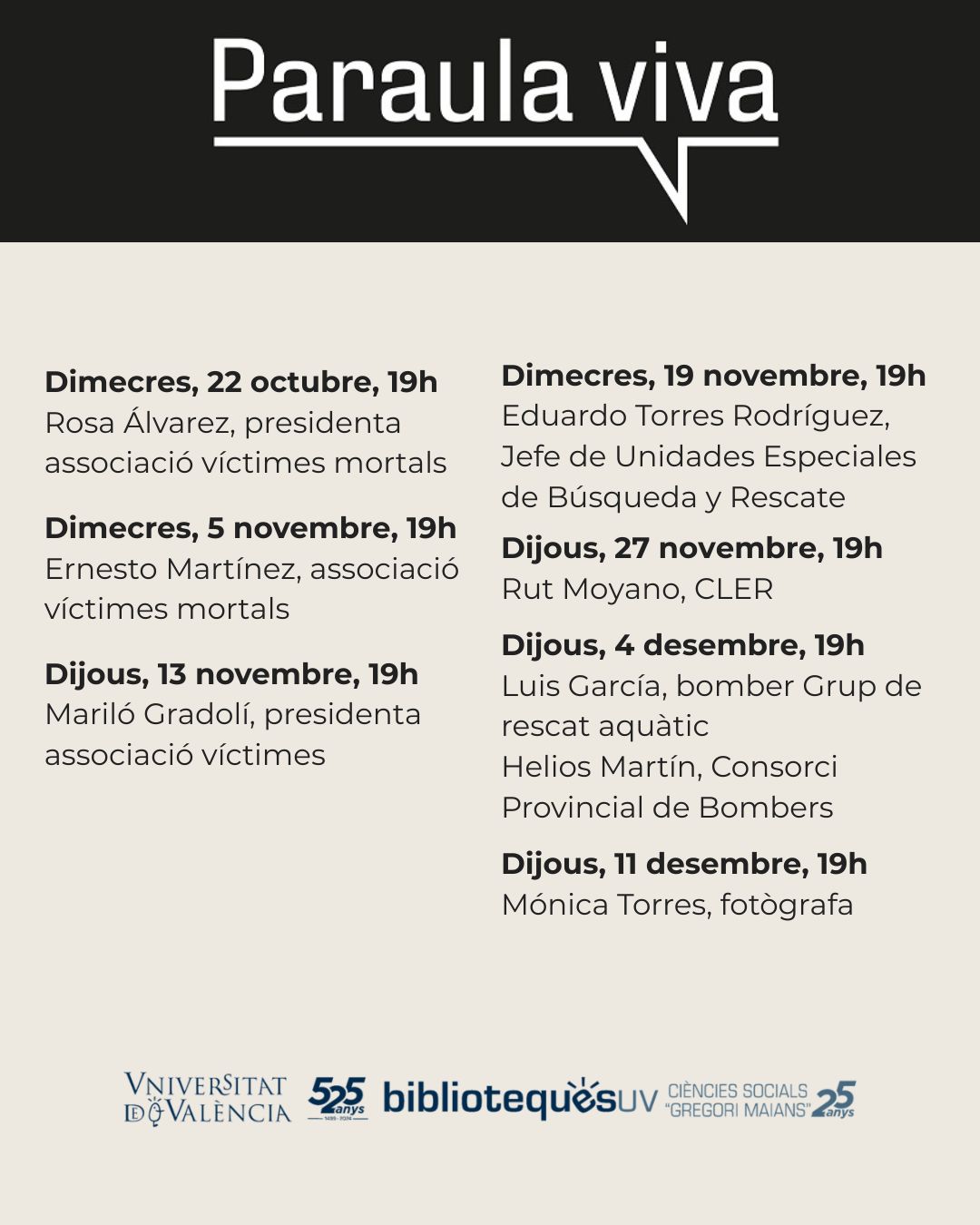 programació paraula viva