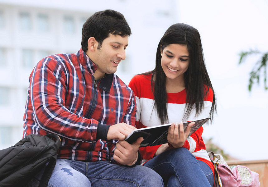 Students in the Campus