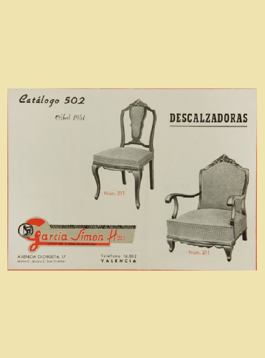 Catàleg 502 Descalzadoras de García Simón Hermanos