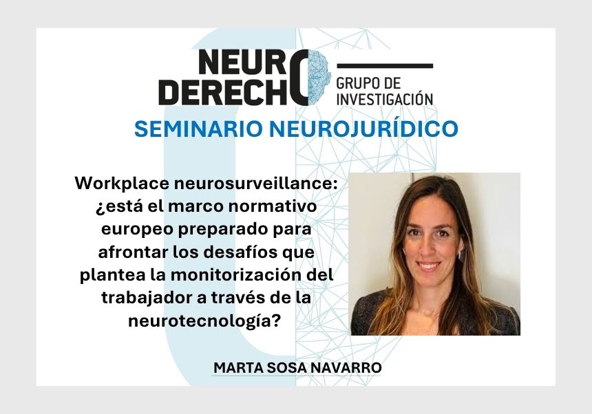 Convocatòria per al Seminari Neurojurídic nº25 (28/04/2026)