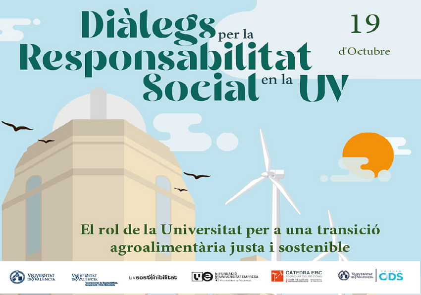 Cartel de los Dia´logos para la Responsabilidad Social en la UV