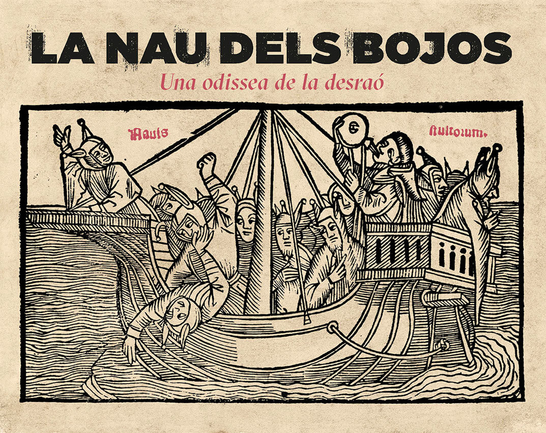 Grabado <em>Das Narrenschiff = Stultifera nauis, </em>Sebastian Brant, Publicació Georgius Wolff, París, 1499, colección Biblioteca Històrica Universitat de València