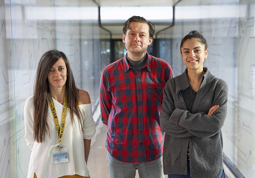 De izquierda a derecha: Natalia M. Padial, Carlos Martí Gastaldo y Clara Chinchilla Garzón.