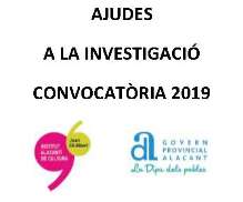 Ayudas a la Investigación. Convocatoria 2019. Instituto Alicantino de Cultura Juan Gil-Albert