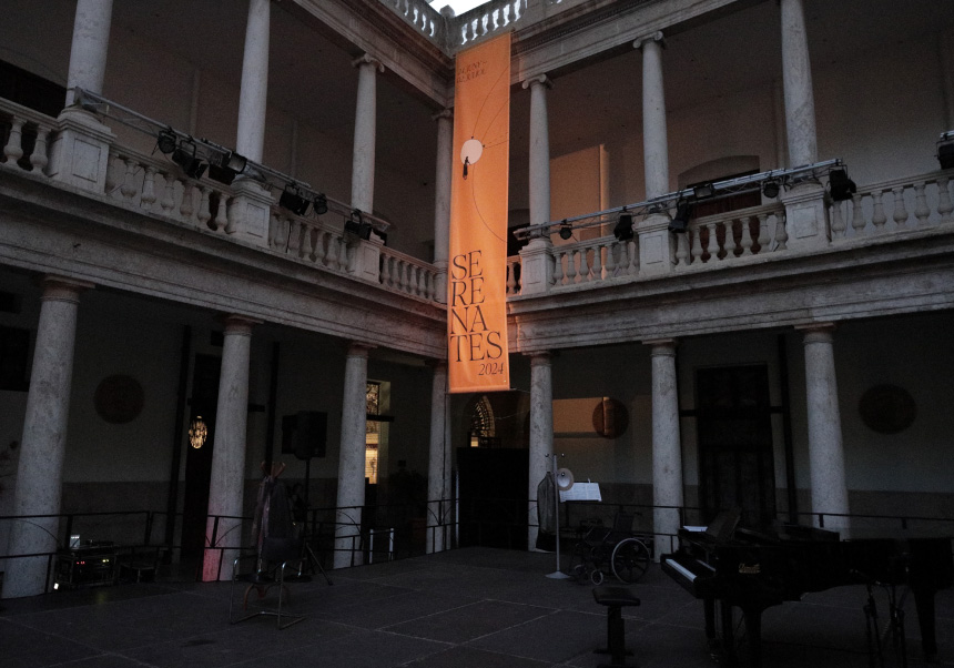 El Claustre de la Universitat, el escenario del festival Serenates . Foto: E. Alapont.