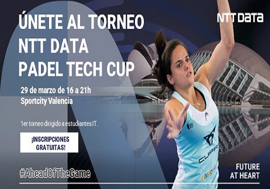 ¡Apúntate al torneo de pádel NTT DATA PADEL TECH CUP!