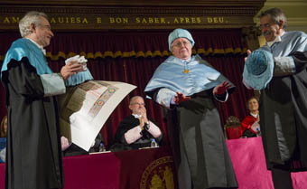 Paul Preston, named doctor honoris causa by the Universitat de València.