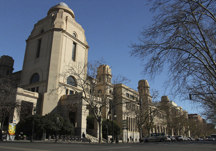Edificio de Rectorado de la Universitat de València.
