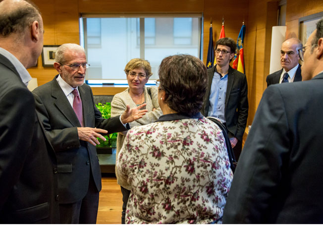 El rector, en la reunió de presentació del curs.