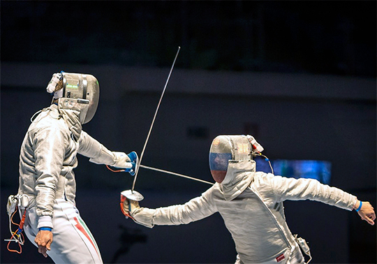 The athletes for the fencing CADU have been classified