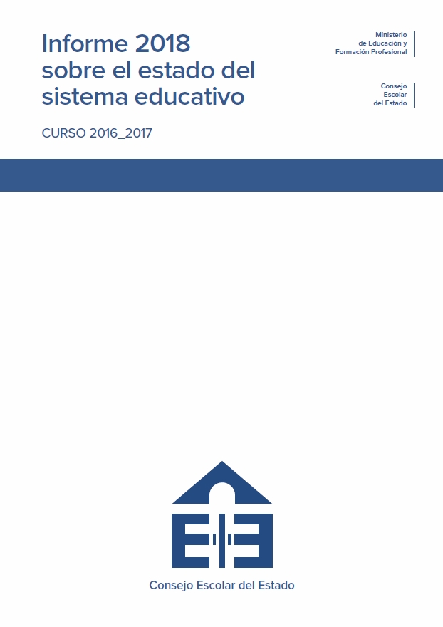 portada de l'informe sobre el sistema educatiu 2018