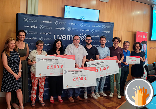 El Aula de Emprendimiento Inclusivo de la Universitat de València, Fundación ONCE e Inserta Empleo celebran la sesión final del Concurso de emprendimiento inclusivo «Pon en marcha tu idea»