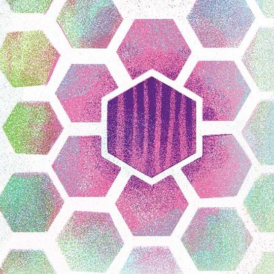 Dibujo de hexágonos