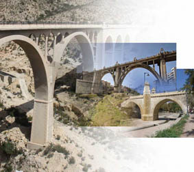 Imagen de uno de los puentes.