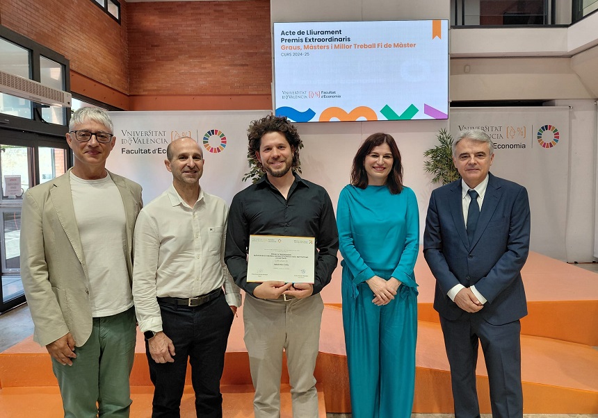 moment de la entrega del premi