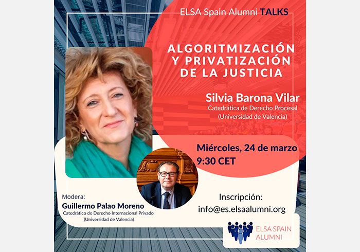 La Profa. Silvia Barona invitada a un conversatorio por ELSA