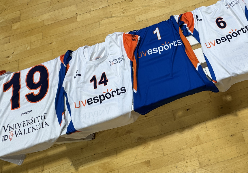 Imagen de camisetas de competición de la UV