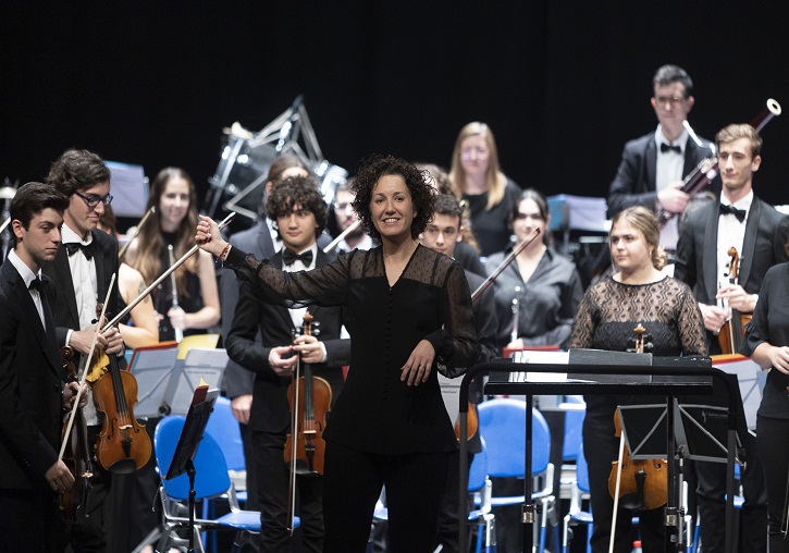 Un moment del concert d'obertura a Gandia.