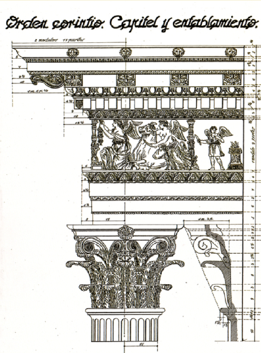 Dibujos de capiteles