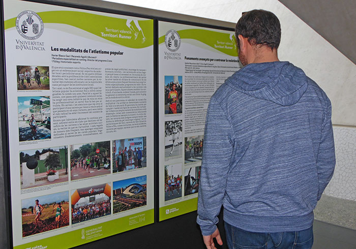 Requena i Massamagrell acullen les exposicions de la Universitat de València sobre patrimoni cultural i running