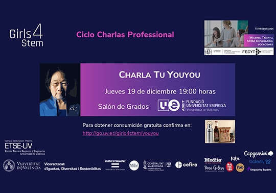 Charla ‘Professional Girls4STEM’ dedicada a Tu Youyou