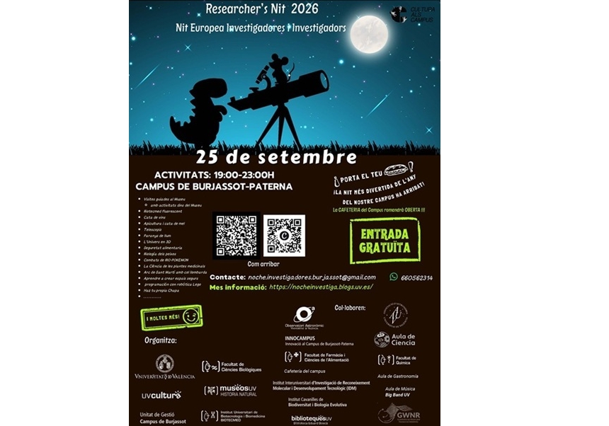 Noche Europea de las Personas Investigadoras 2026