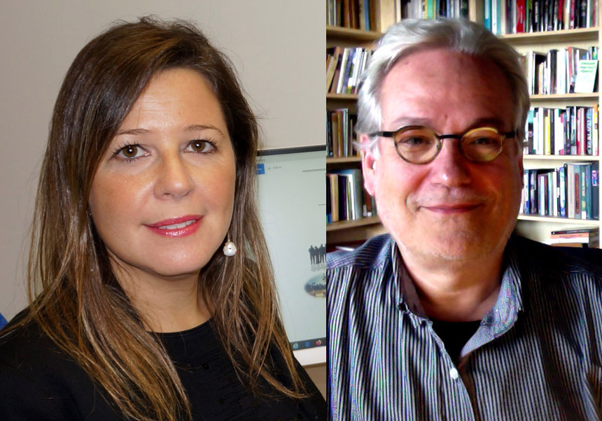 Mireia Coscollá y Juli Peretó.