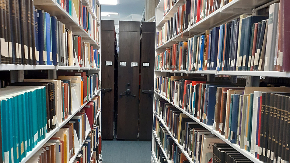 Library corridor