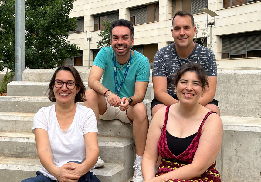 D’esquerra a dreta i de dalt a baix: Rafael Esteve Pérez, José V. Torres Pérez, Carmen Agustín Pavón i Maria Abellán Álvaro.