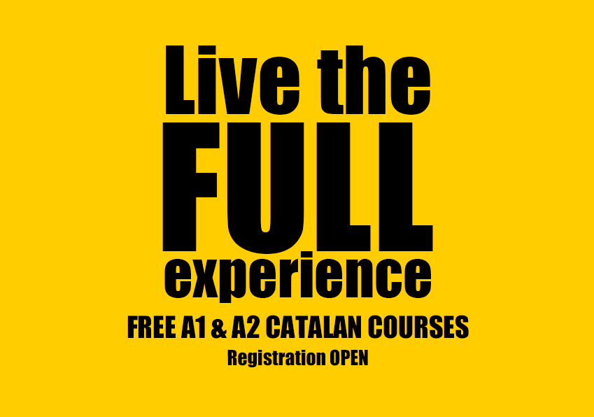 ¡Aprende catalán! Matricúlate en los cursos de A1 y A2