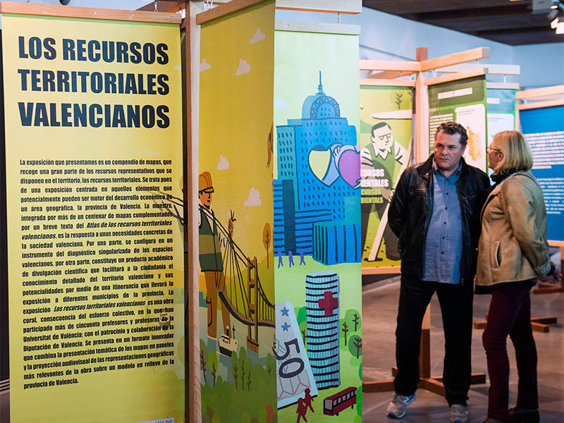 La exposición “Recursos Territoriales Valencianos” de la Universitat de València se inaugura en el MUVIM