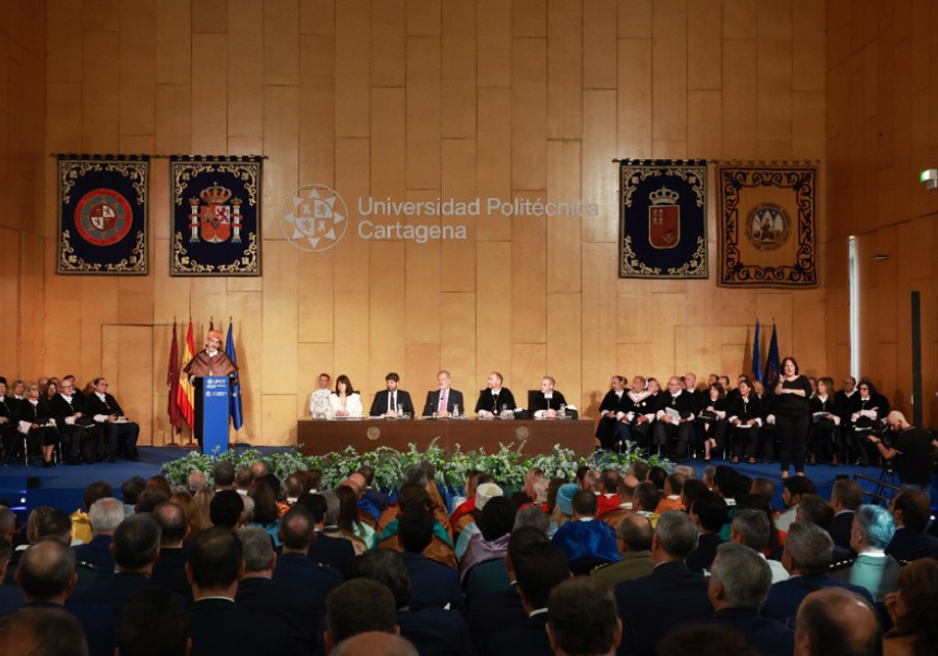 Apertura del curso universitario 2026-2027 en la Universidad Politècnica de Cartagena (UPCT)