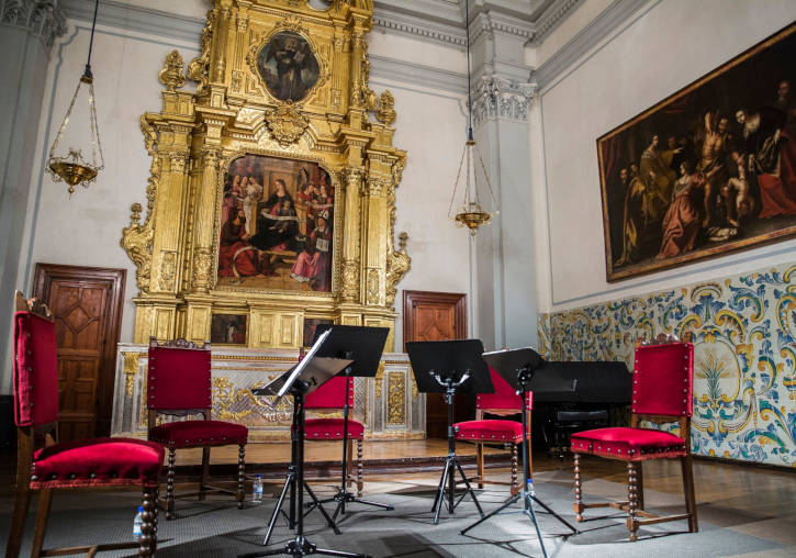 Capilla de la Sapiencia del edificio histórico de la Universitat de València.