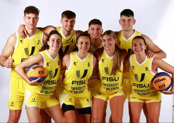 foto de la delegació 3x3 de la UV