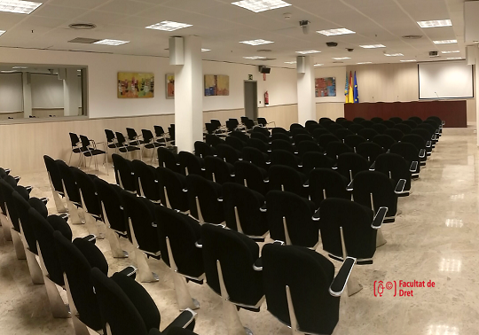 salón de grados de la facultad de derecho uv