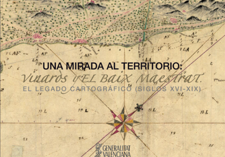 Mapa cartogràfic amb el nom de l'exposició